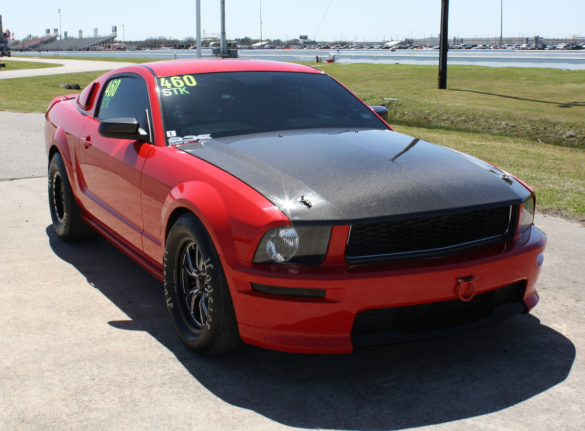 Type-OE carbon fiber hood for 2005-2009 Ford Mustang