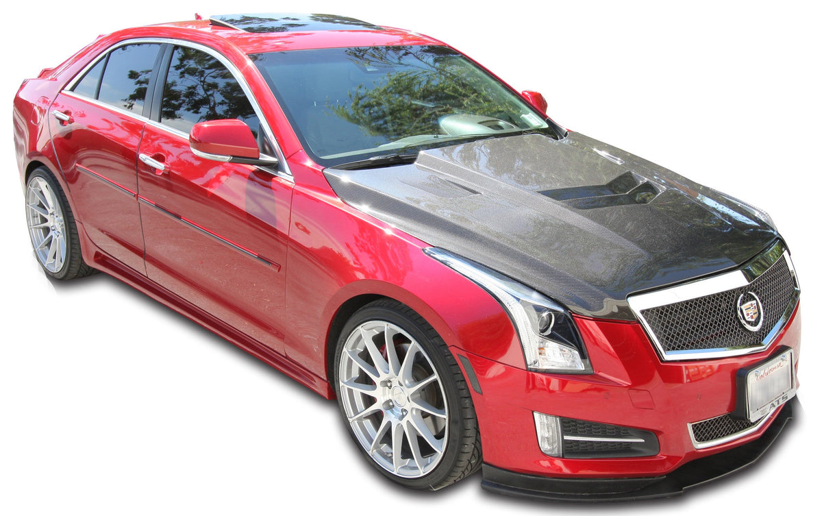Type-VT carbon fiber hood for 2013-2015 Cadillac ATS