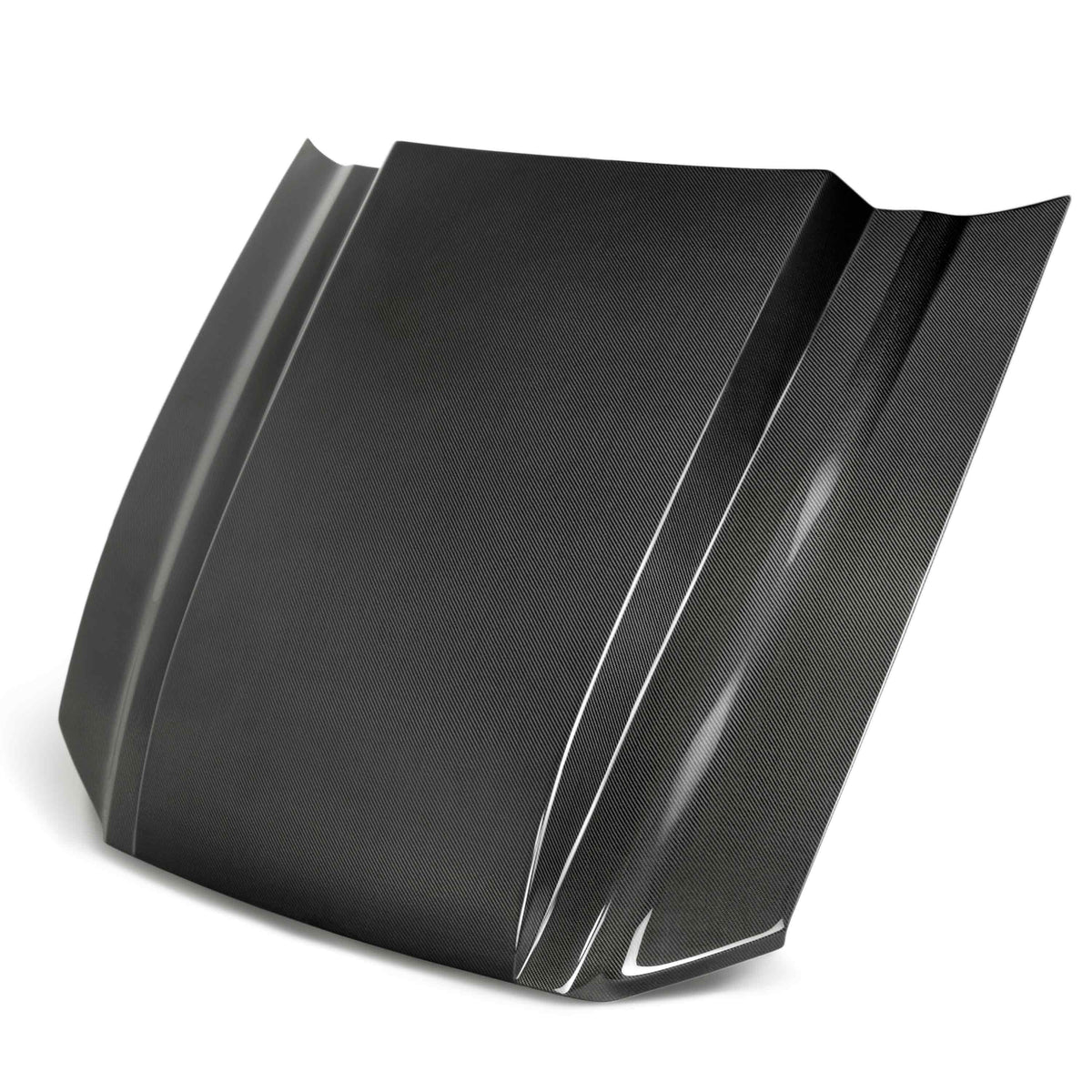 Type-CJ carbon fiber cowl hood for 2013-2014 Ford Mustang