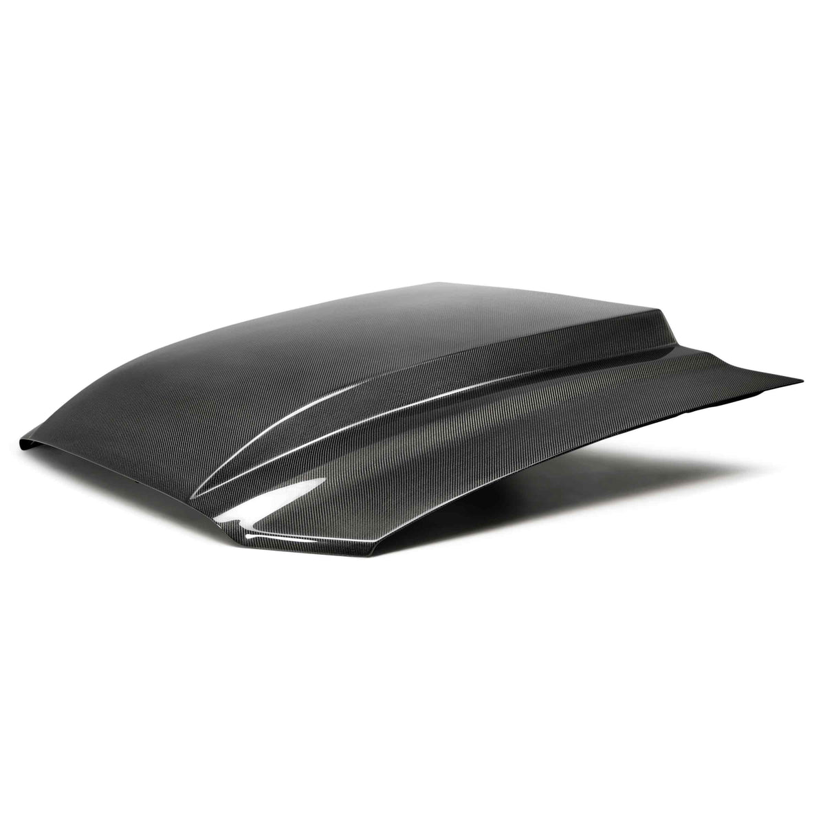 Type-CJ carbon fiber cowl hood for 2013-2014 Ford Mustang