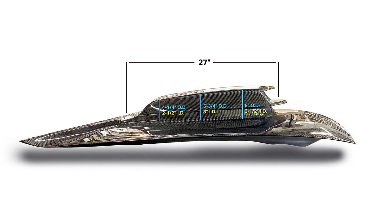 Type-HM Carbon fiber hood for 2015-2023 Dodge Challenger