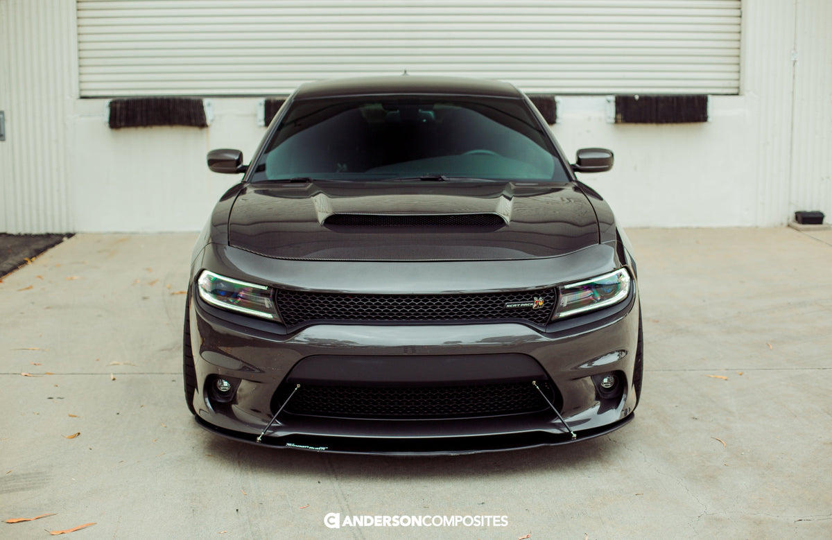 Type-DM (Demon Style) carbon fiber hood for 2015-2023 Dodge Charger