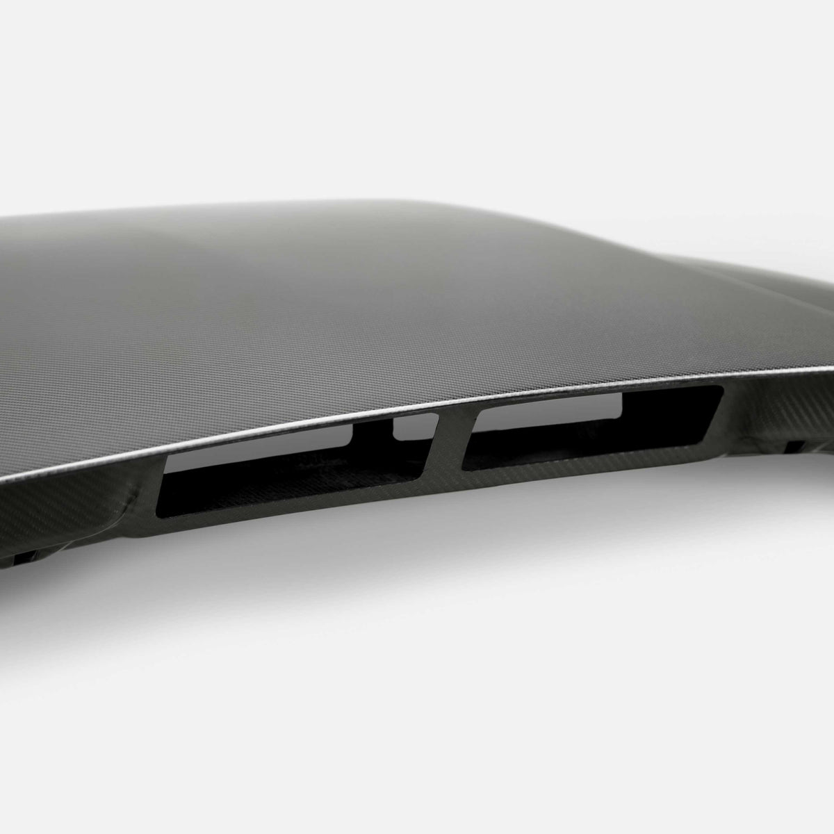 Type-CJ double sided carbon fiber cowl hood for 2015-2017 Ford Mustang