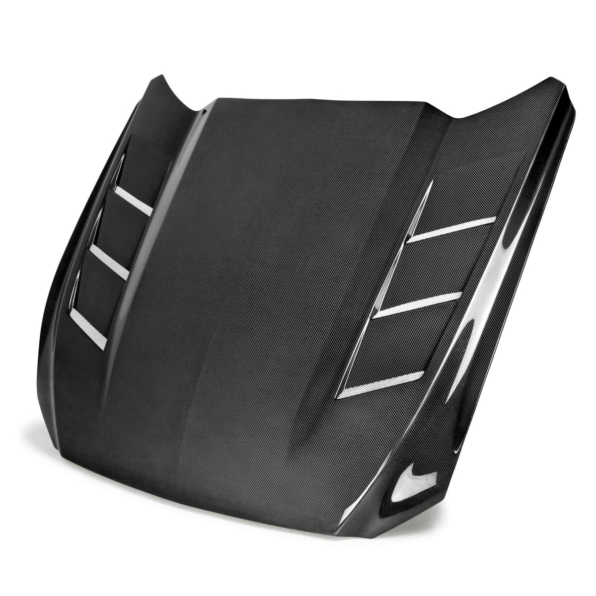 Heat extractor double sided carbon fiber hood for 2015-2017 Ford Mustang