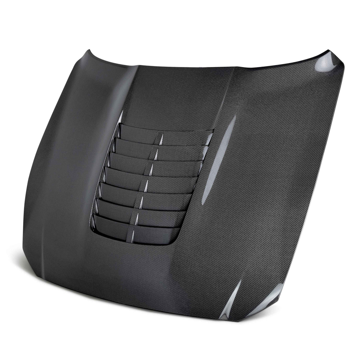 Type-GT5 double sided carbon fiber hood for 2015-2020 Ford Mustang Shelby GT350 & GT350R
