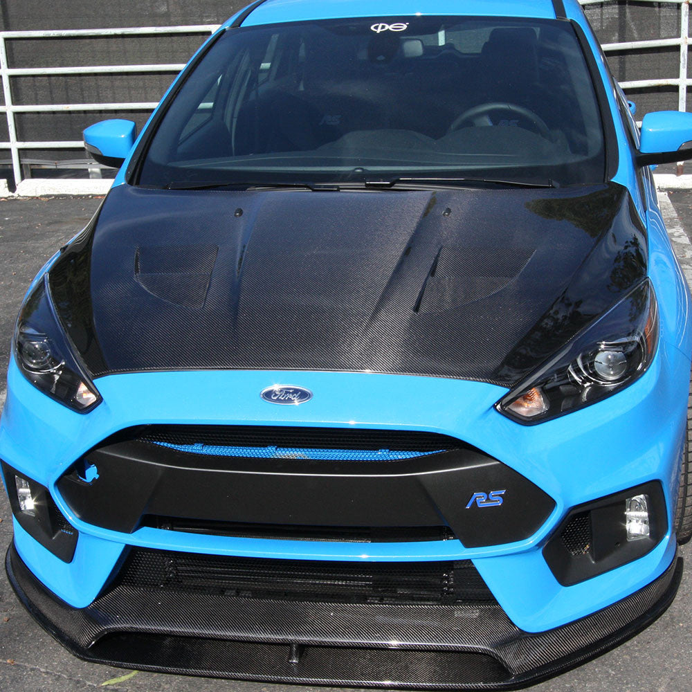 Type-SA carbon fiber hood for 2016-2018 Ford Focus