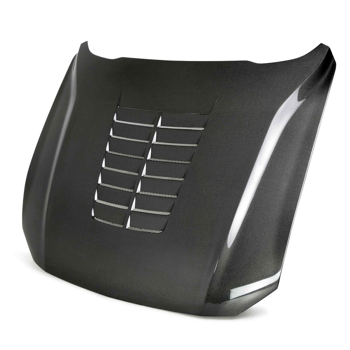 Type-GT5 double sided carbon fiber hood for 2018-2023 Ford Mustang