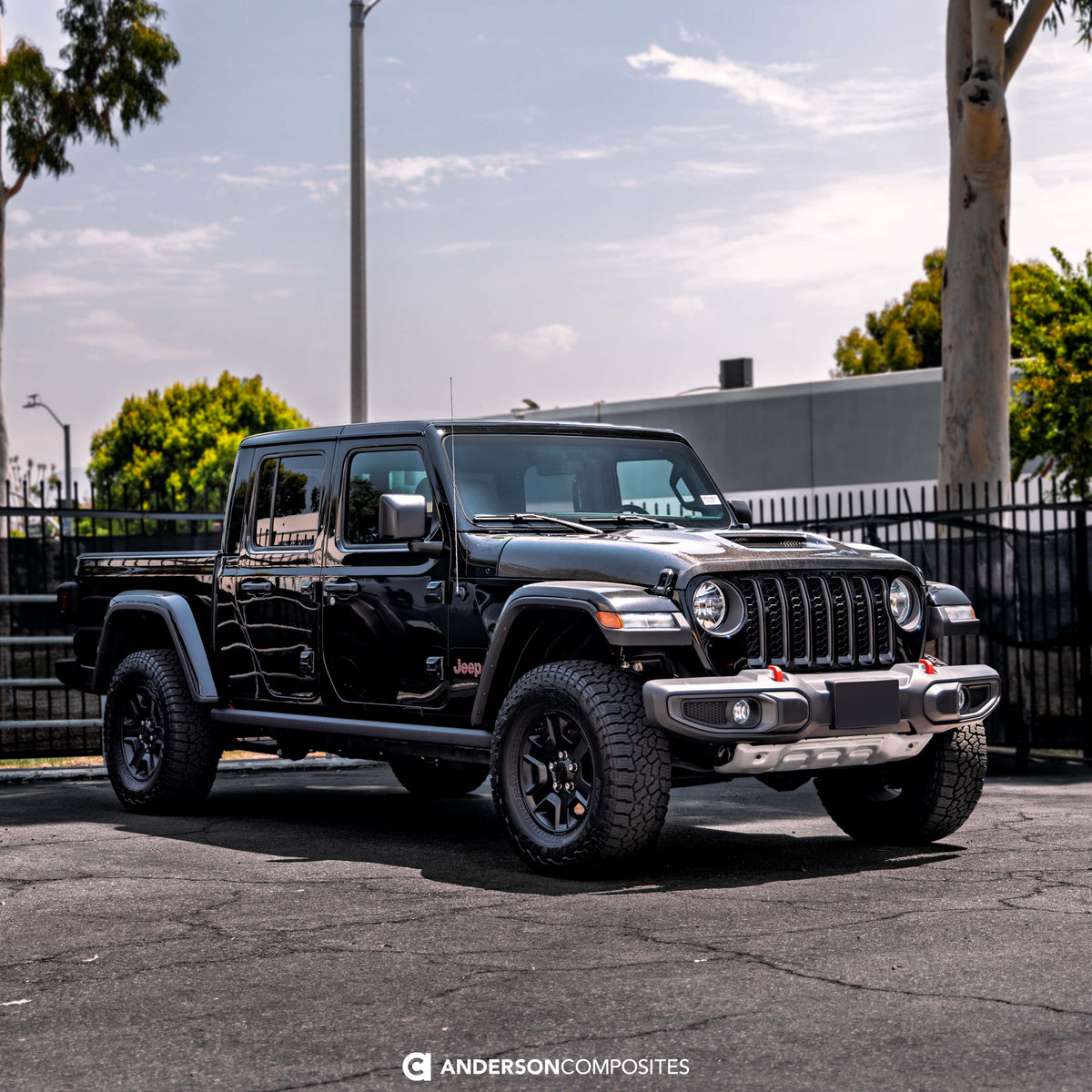Type-MO carbon fiber hood for 2020-2026 Jeep Gladiator Mojave