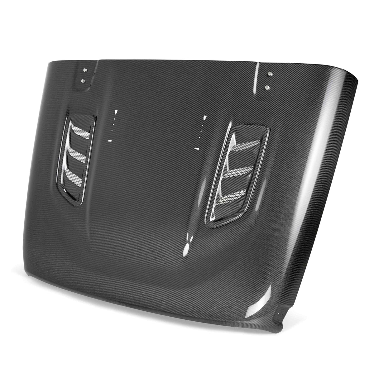 Type-OE carbon fiber hood for 2018-2024 Jeep Wrangler and Gladiator Rubicon