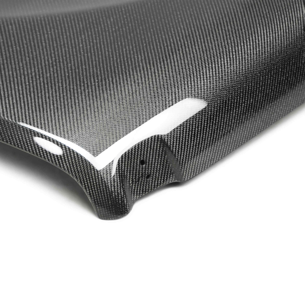 Type-OE carbon fiber hood for 2018-2024 Jeep Wrangler and Gladiator Rubicon
