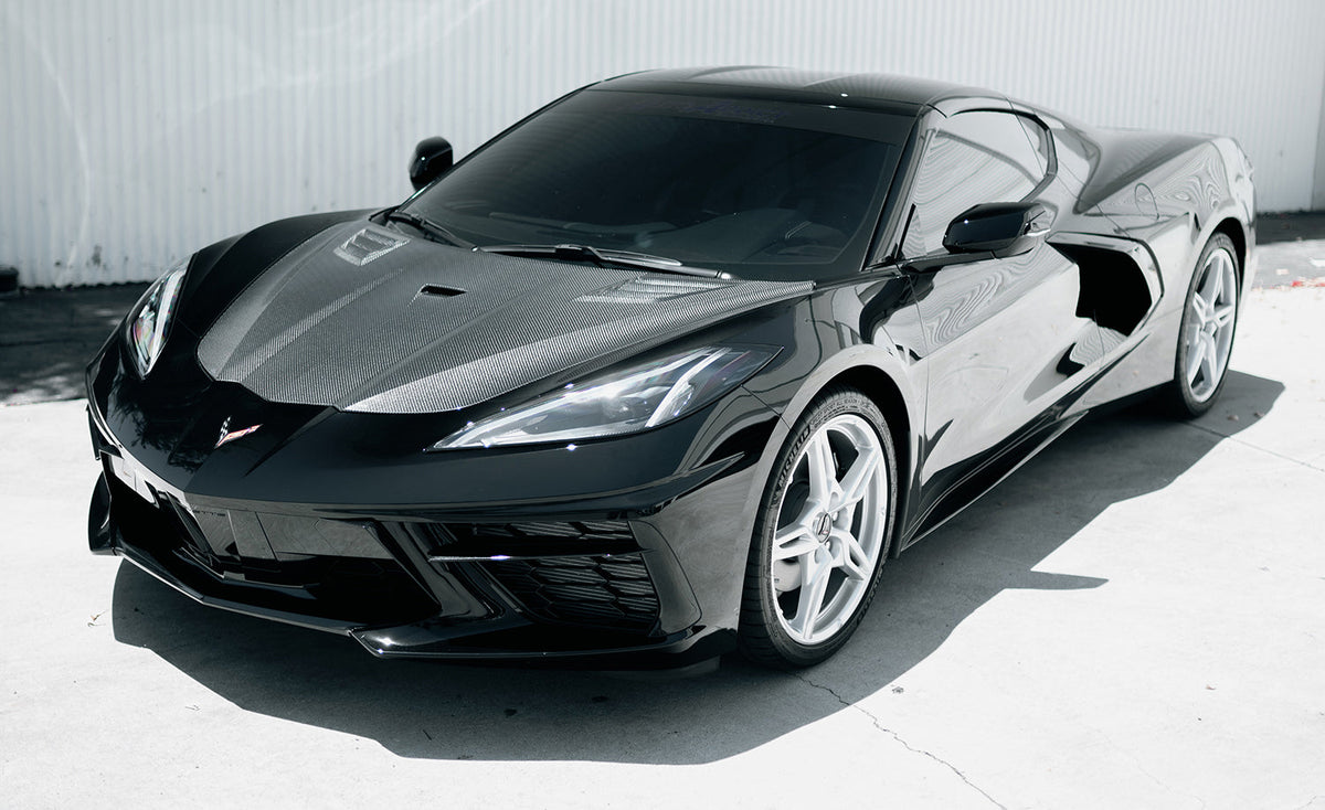 Type-GT carbon fiber hood for 2020-2024 Chevrolet C8