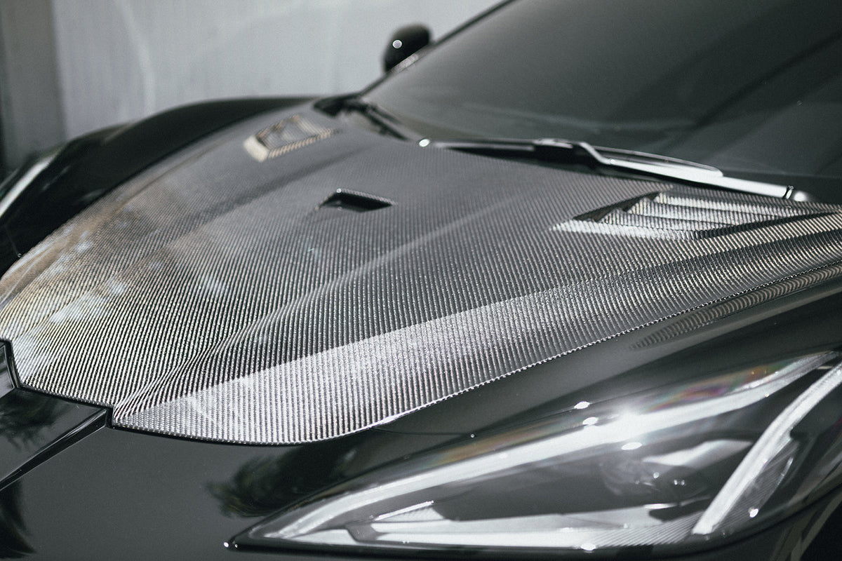 Type-GT carbon fiber hood for 2020-2024 Chevrolet C8