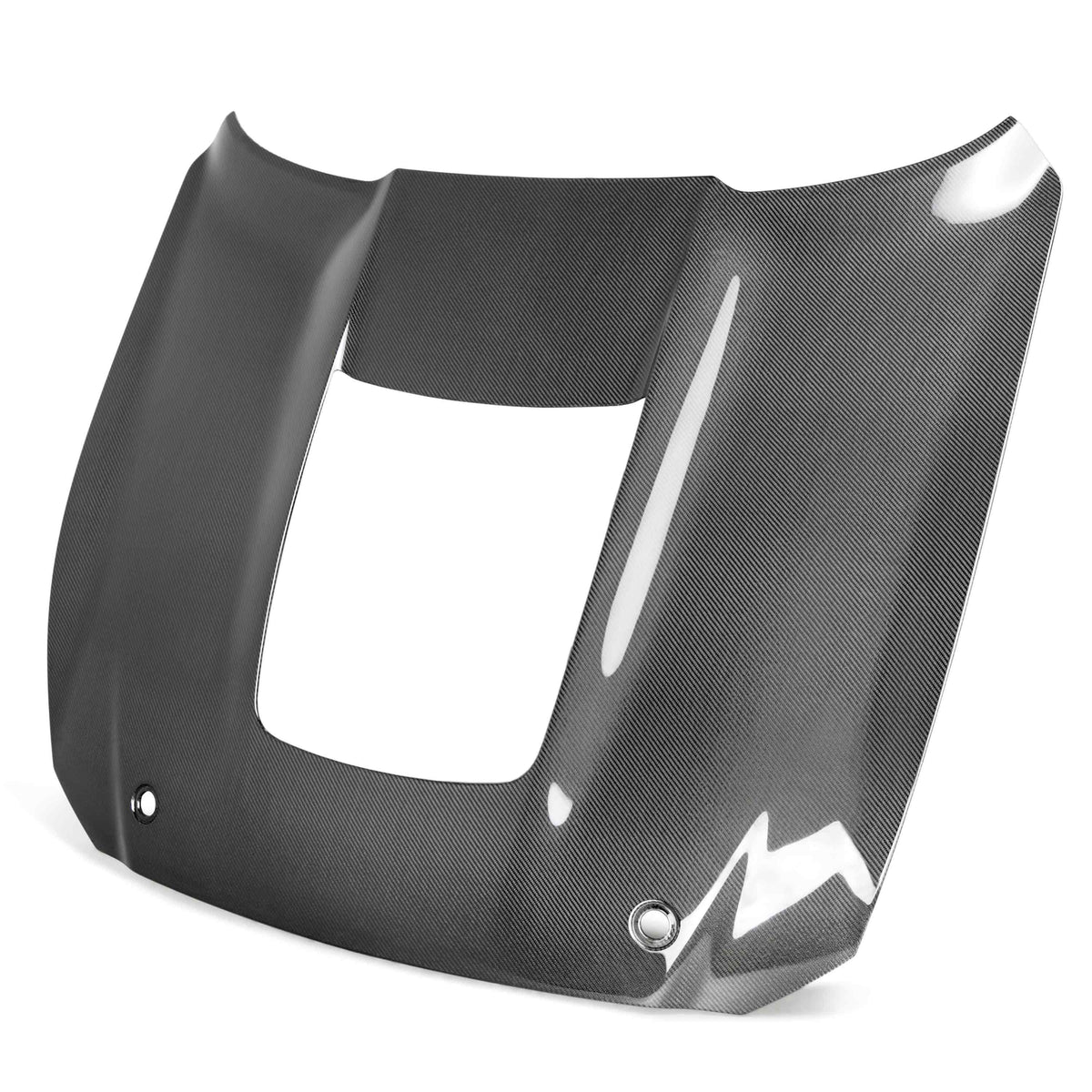Type-OE double-sided carbon fiber hood for 2020-2022 Ford Mustang Shelby GT500