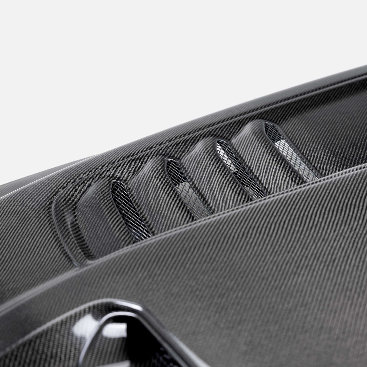 OE-style carbon fiber hood for 2021-2024 RAM TRX and 2025-2026 RHO