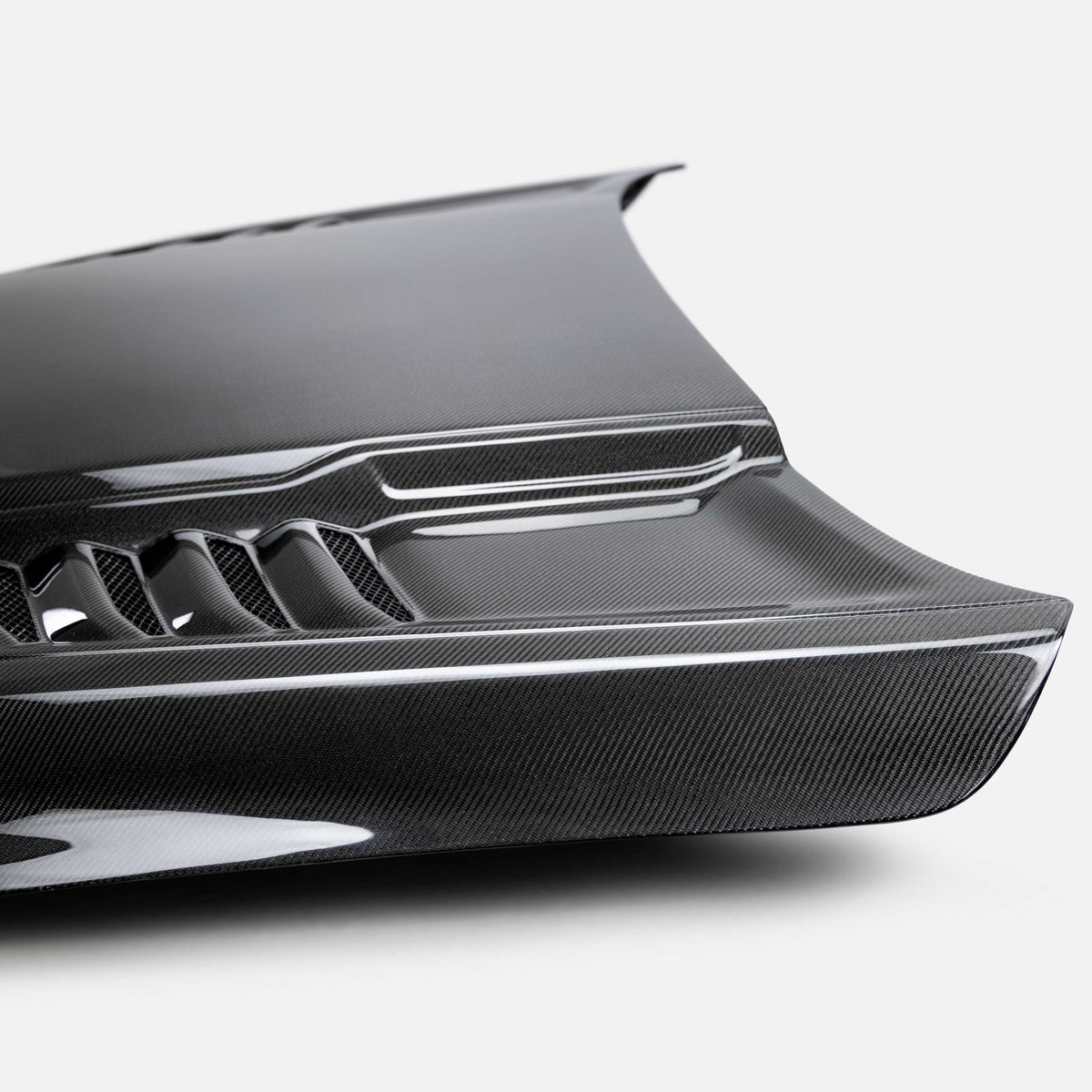 OE-style carbon fiber hood for 2021-2024 RAM TRX and 2025-2026 RHO