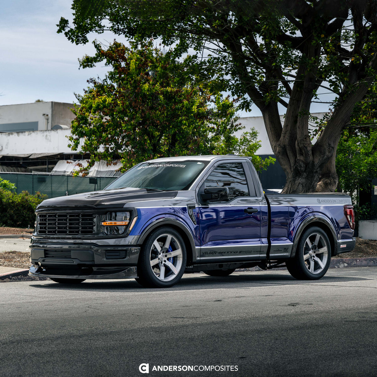 Type-AT carbon fiber hood for 2021-2026 Ford F-150