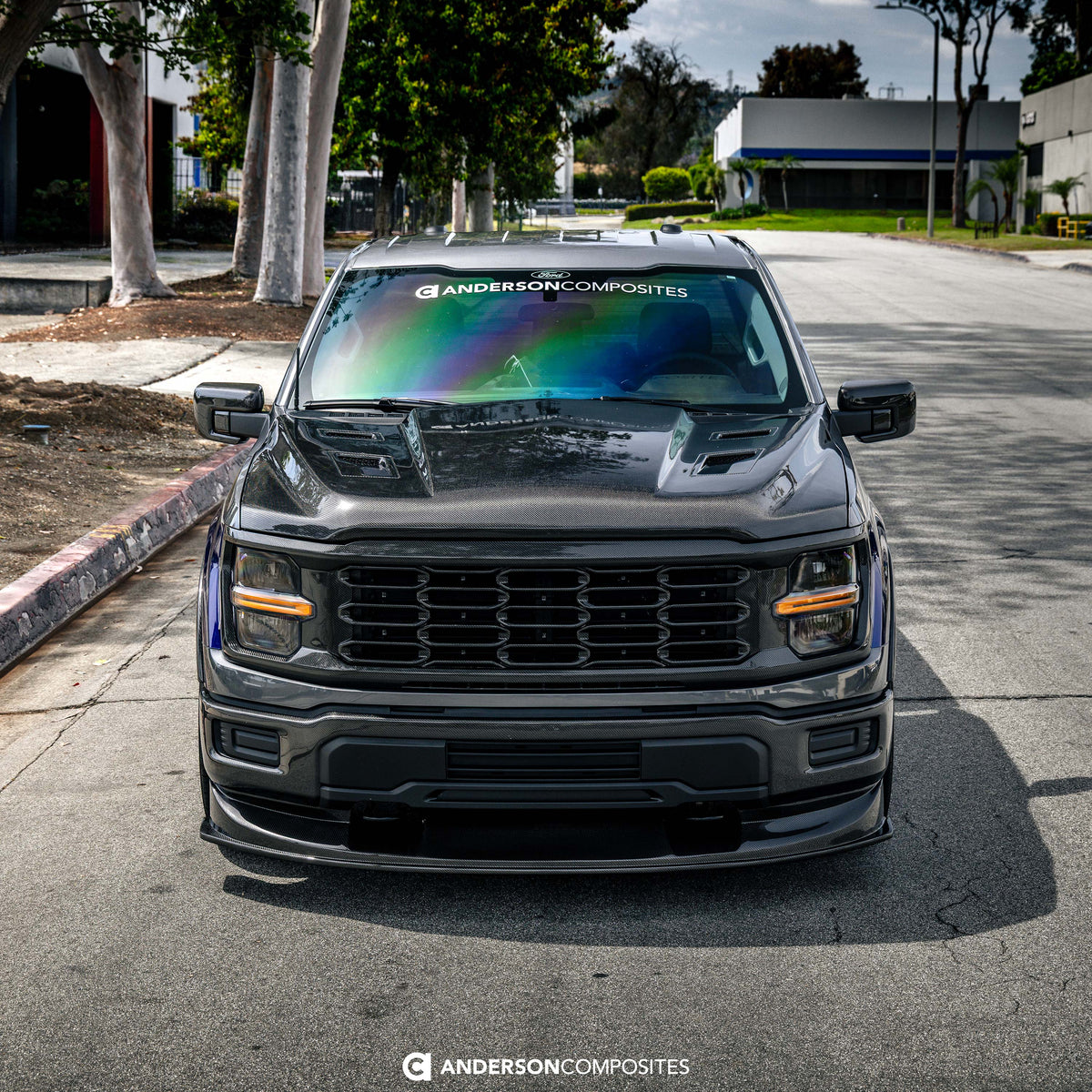 Type-AT carbon fiber hood for 2021-2026 Ford F-150
