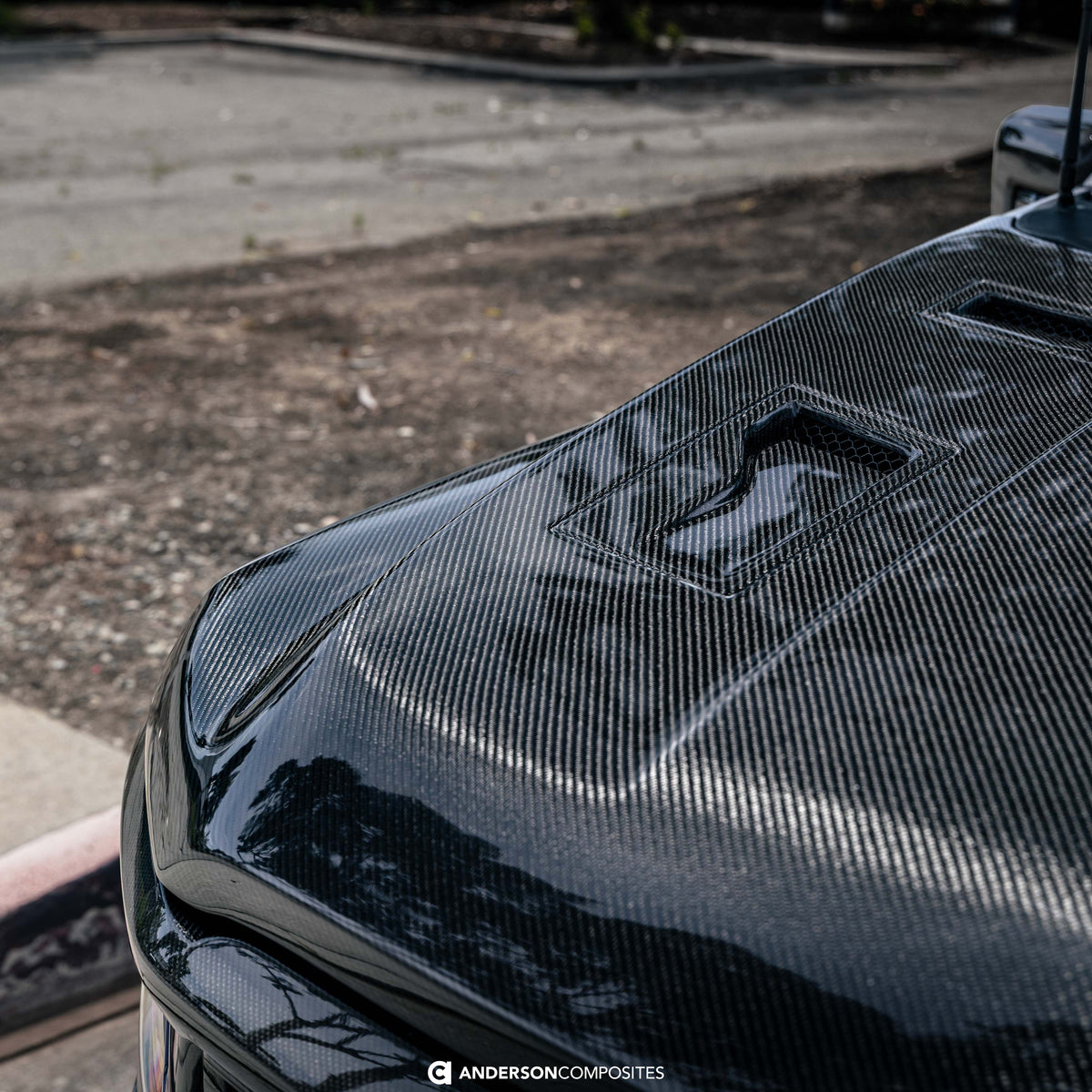 Type-AT carbon fiber hood for 2021-2026 Ford F-150