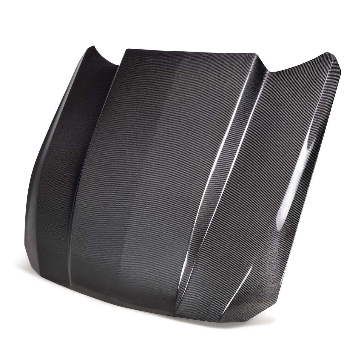 Type-CJ double-sided carbon fiber cowl hood for 2024-2026 Ford Mustang