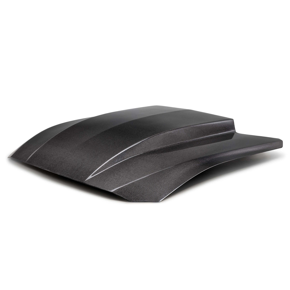 Type-CJ double-sided carbon fiber cowl hood for 2024-2026 Ford Mustang