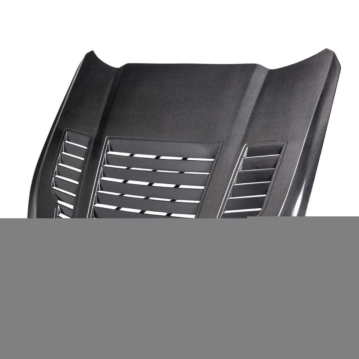 Type-GT4 double-sided carbon fiber hood for 2024-2026 Ford Mustang