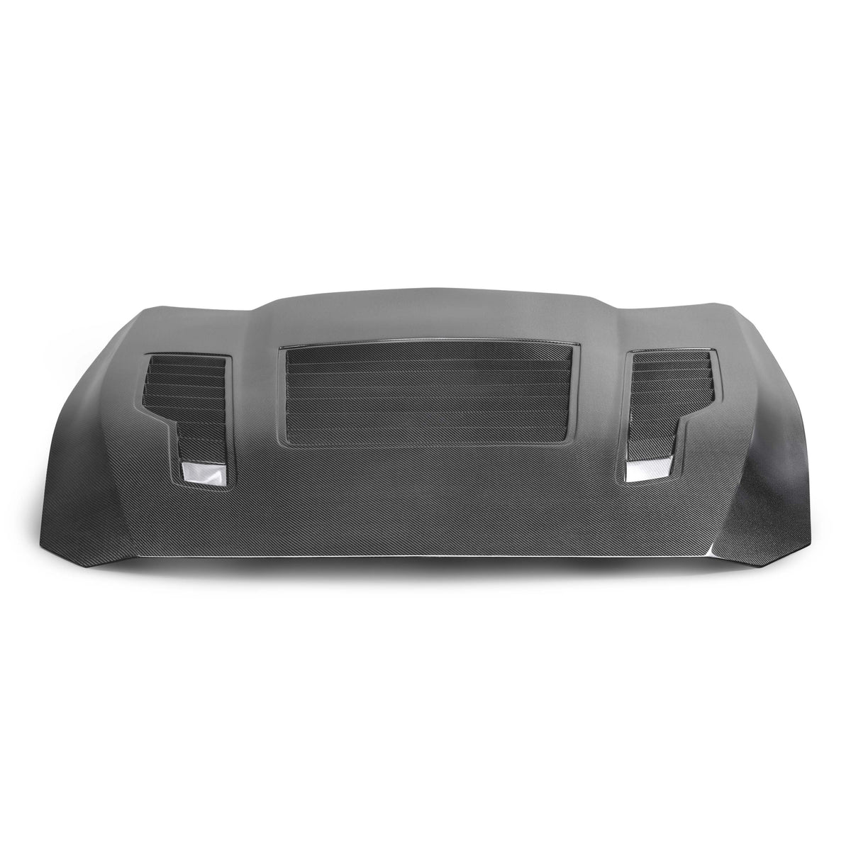 Type-GT4 double-sided carbon fiber hood for 2024-2026 Ford Mustang