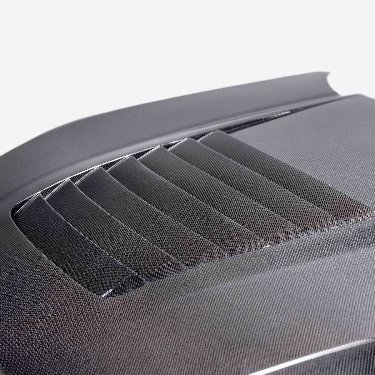 Type-GT5 double sided carbon fiber hood for 2024-2026 Ford Mustang