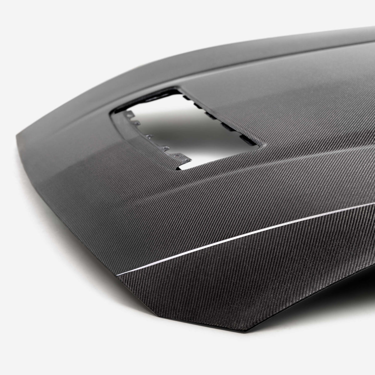 Type-OE double sided carbon fiber hood for 2024-2026 Ford Mustang