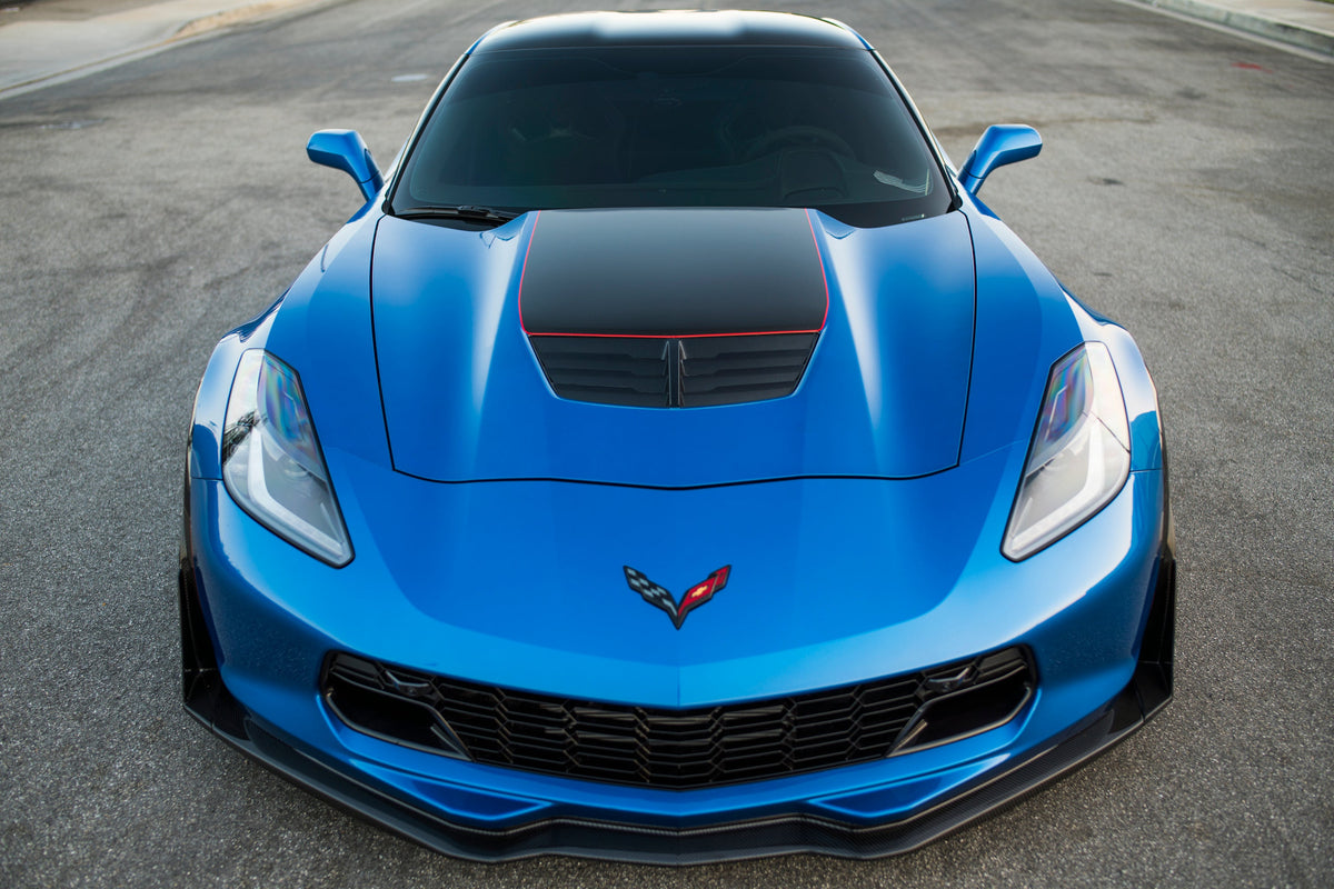 Carbon fiber hood vent for 2015-2019 Chevrolet Corvette C7 Z06