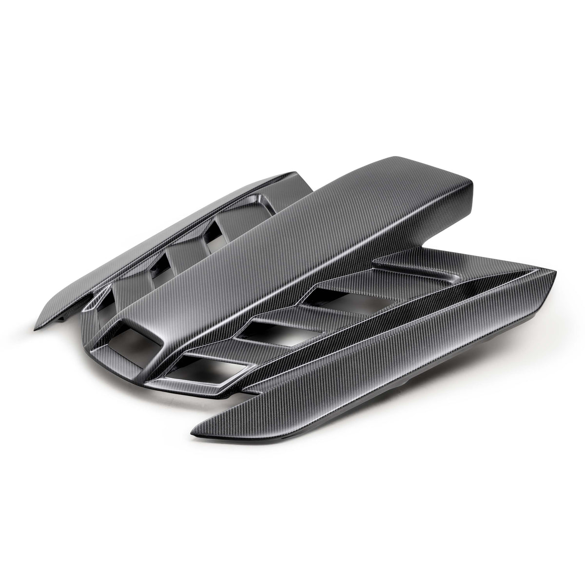 Dry carbon roof scoop for 2020-2024 Chevrolet Corvette C8 Coupe