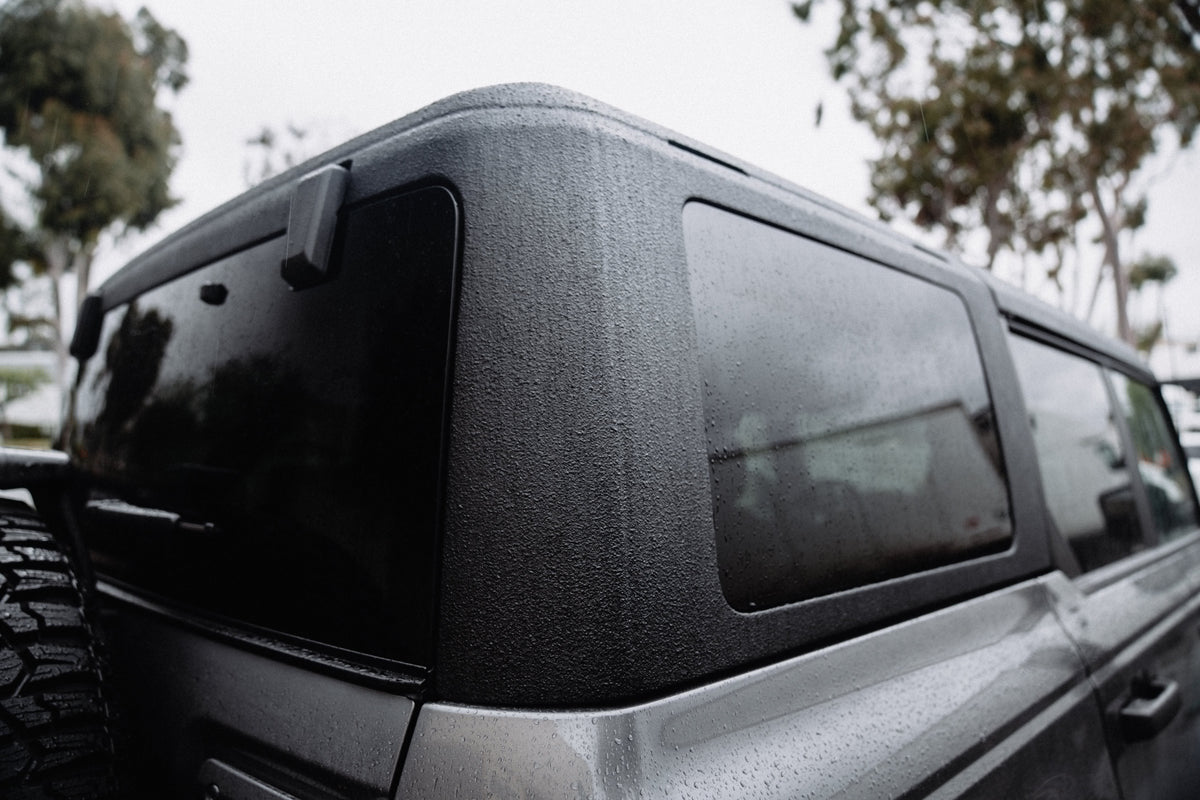 Fiberglass w black textured coating Hardtop for 2021-2026 Ford Bronco 4DR