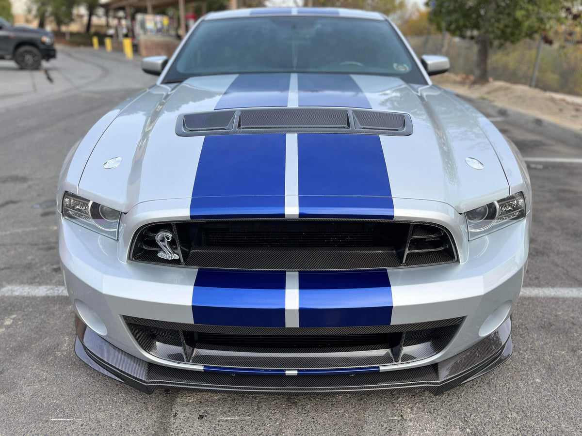 Carbon fiber hood vent for 2010-2014 Ford Shelby GT500
