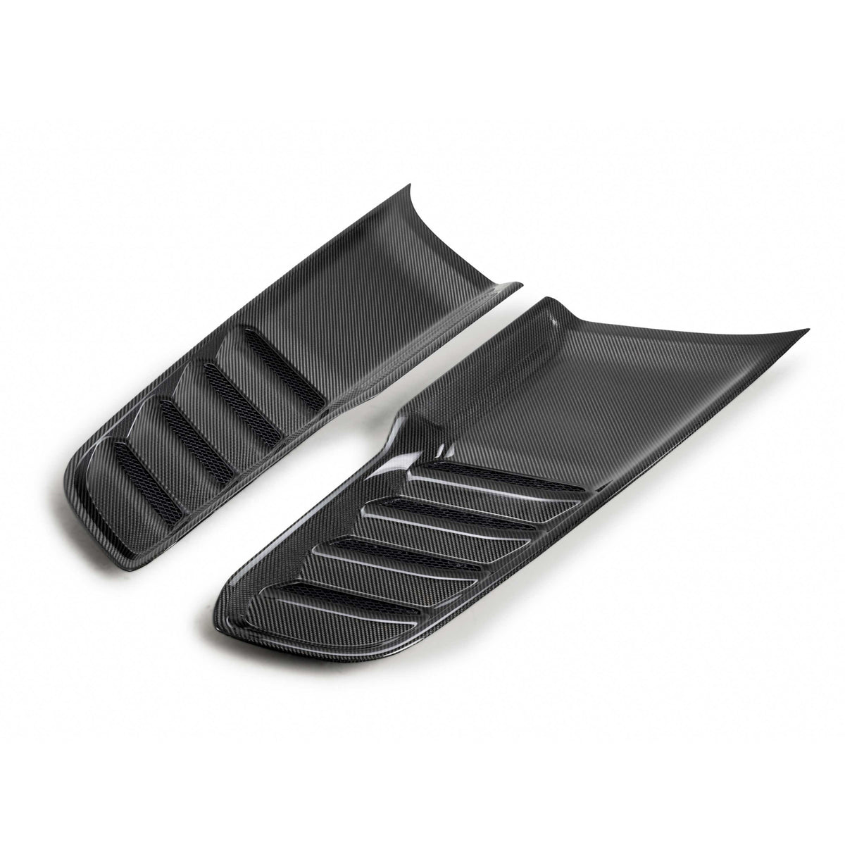 Type-OE carbon fiber hood vents for 2021-2024 RAM TRX and 2025-2026 RHO (Pair)