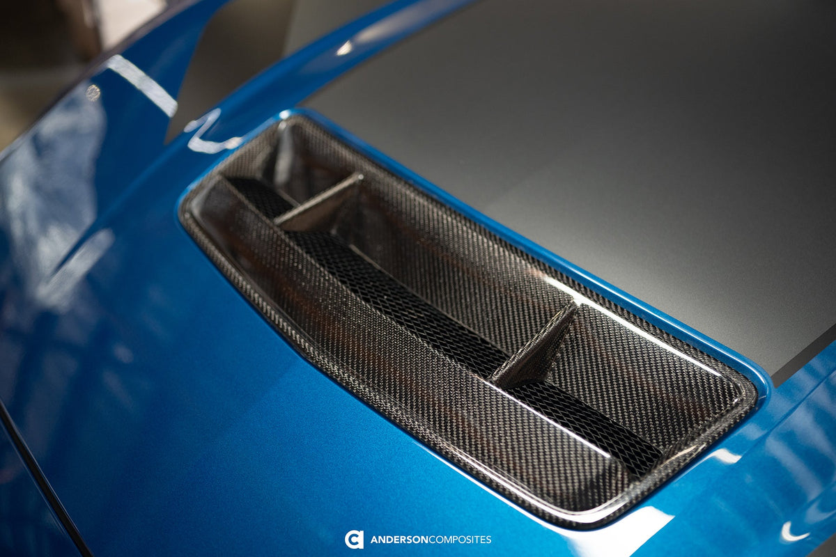 Type-V5 Carbon fiber hood vent for 2024-2026 Ford Mustang