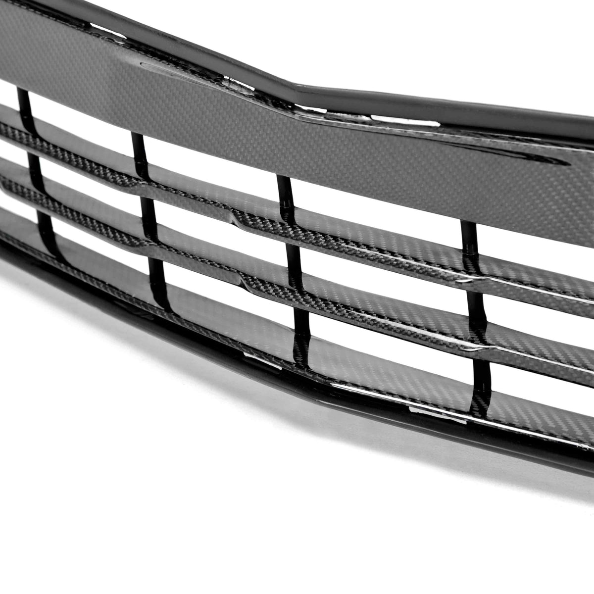 Carbon fiber front lower grille for 2014-2015 Chevrolet Camaro SS, 1LE, Z28