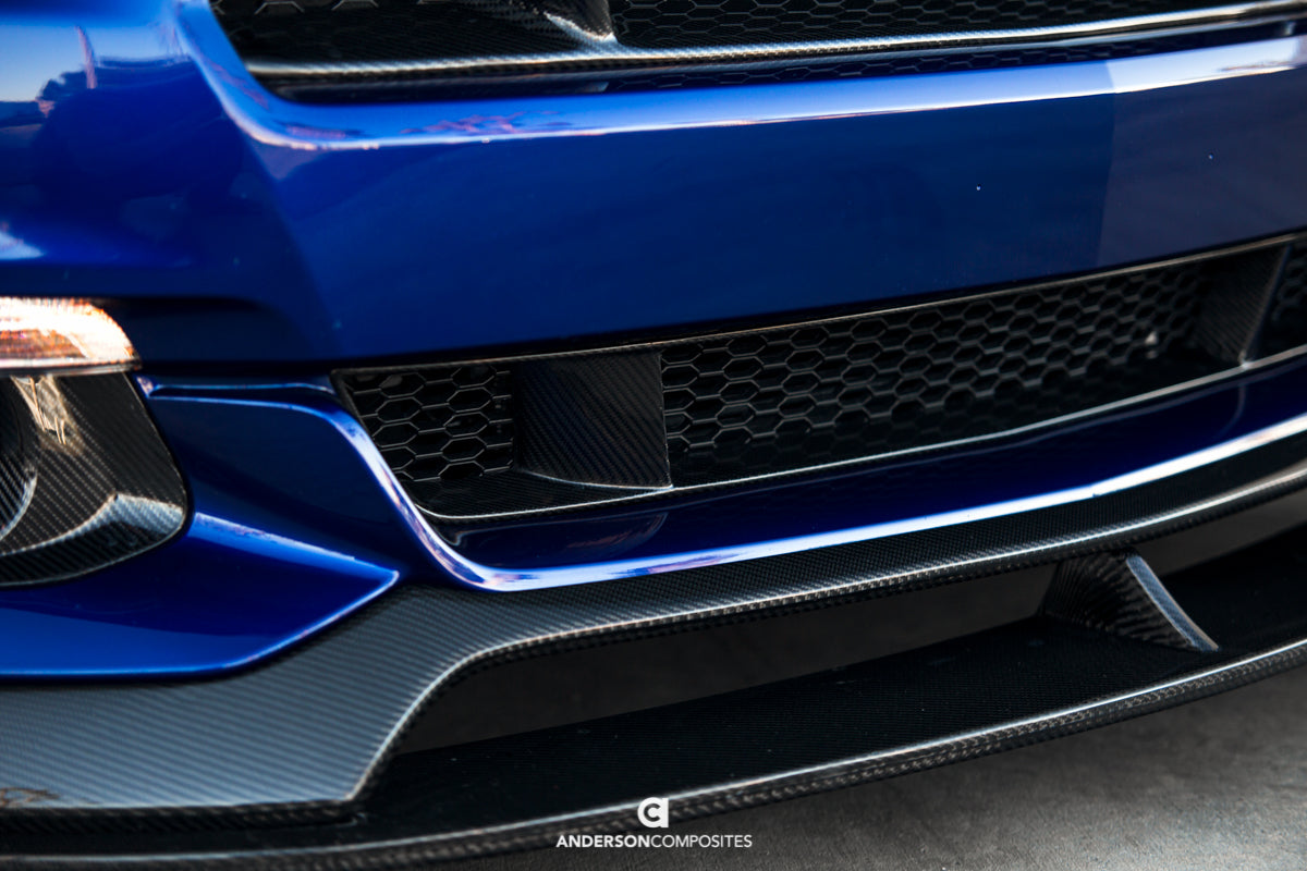 Carbon fiber front lower grille for 2015-2017 Ford Mustang