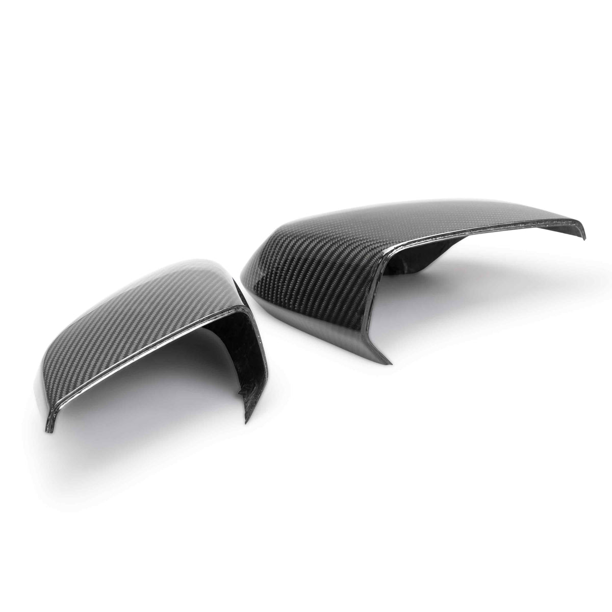 Carbon fiber replacement mirror covers for 2020-2024 Chevrolet C8 (PAIR)