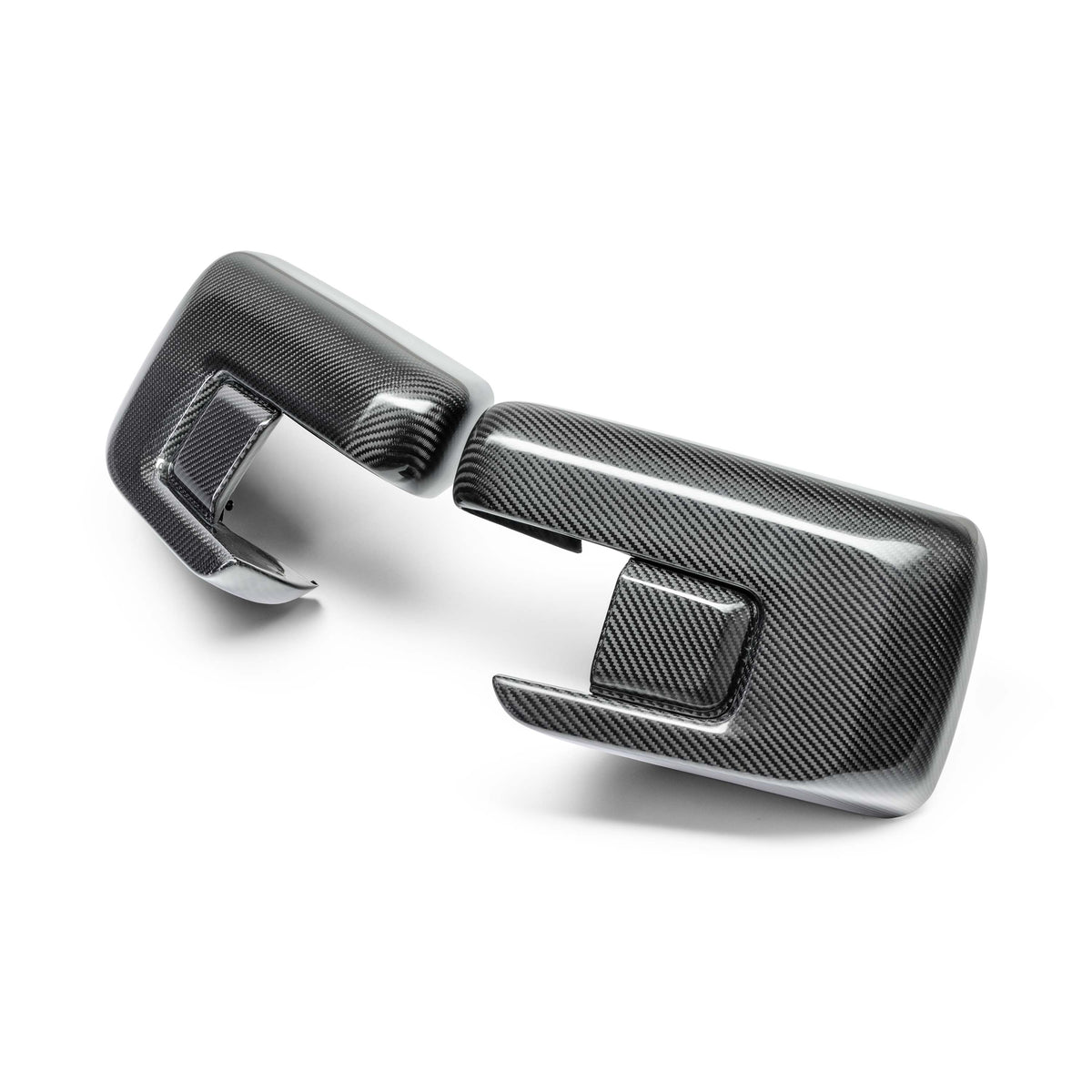 Carbon fiber mirror caps for 2021-2025 Ford F-150
