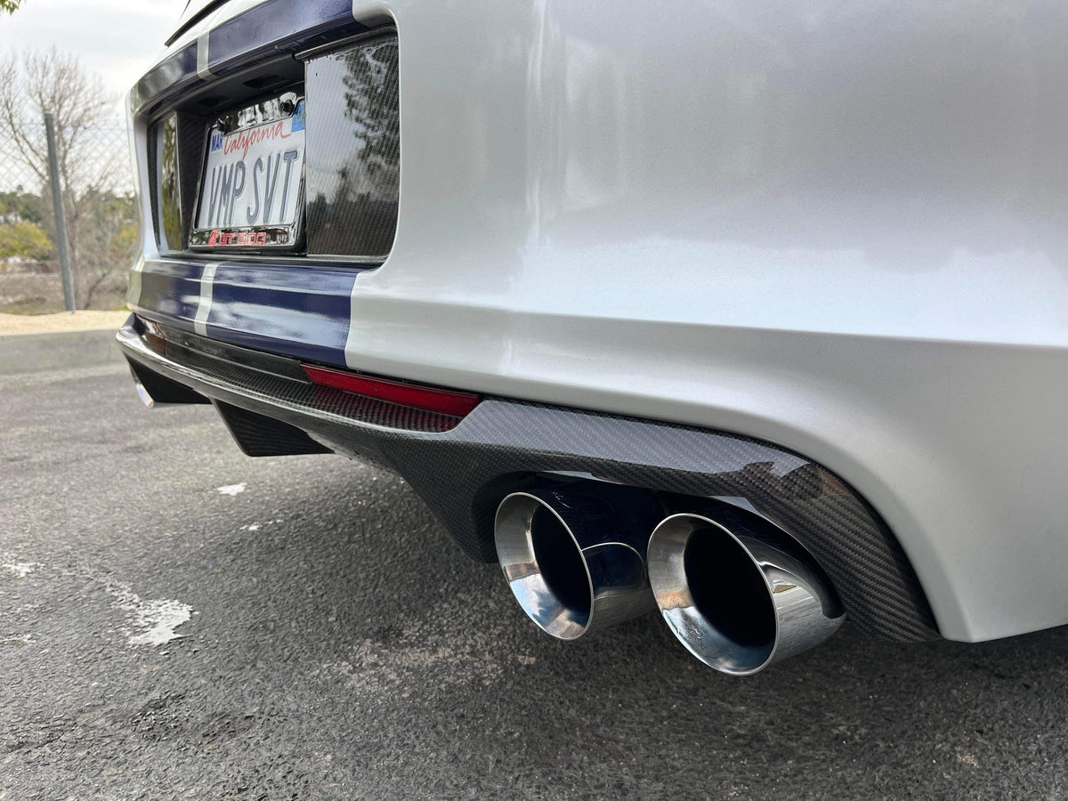 Carbon fiber rear diffuser for 2013-2014 Ford Mustang GT500 and 2013-2014 Mustang GT W/APP PKG, 2013 BOSS 302