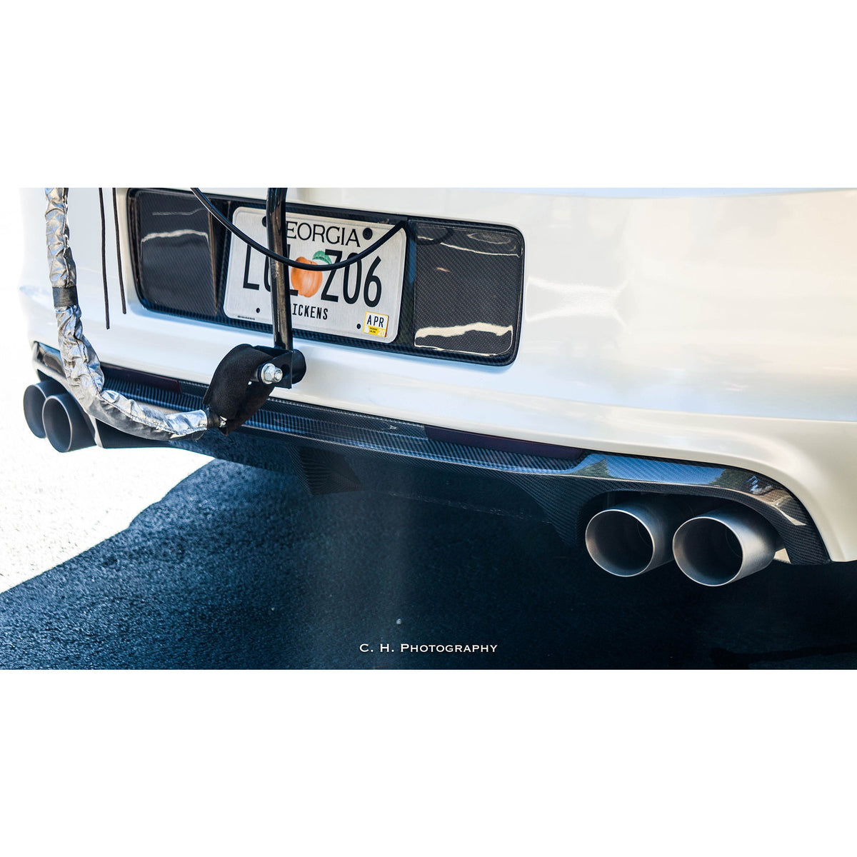 Carbon fiber rear diffuser for 2013-2014 Ford Mustang GT500 and 2013-2014 Mustang GT W/APP PKG, 2013 BOSS 302