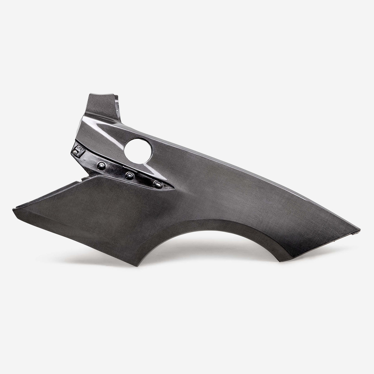 Carbon fiber rear quarter panel for the 2023-2025 Chevrolet C8 Z06