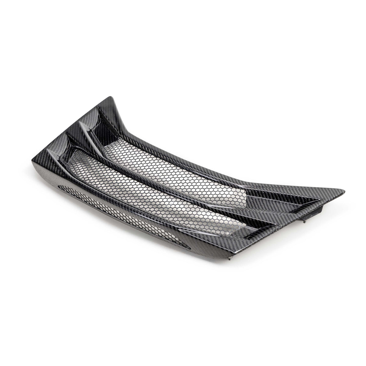 Carbon fiber rear hatch vent for 2020-2023 Chevrolet C8 Convertible