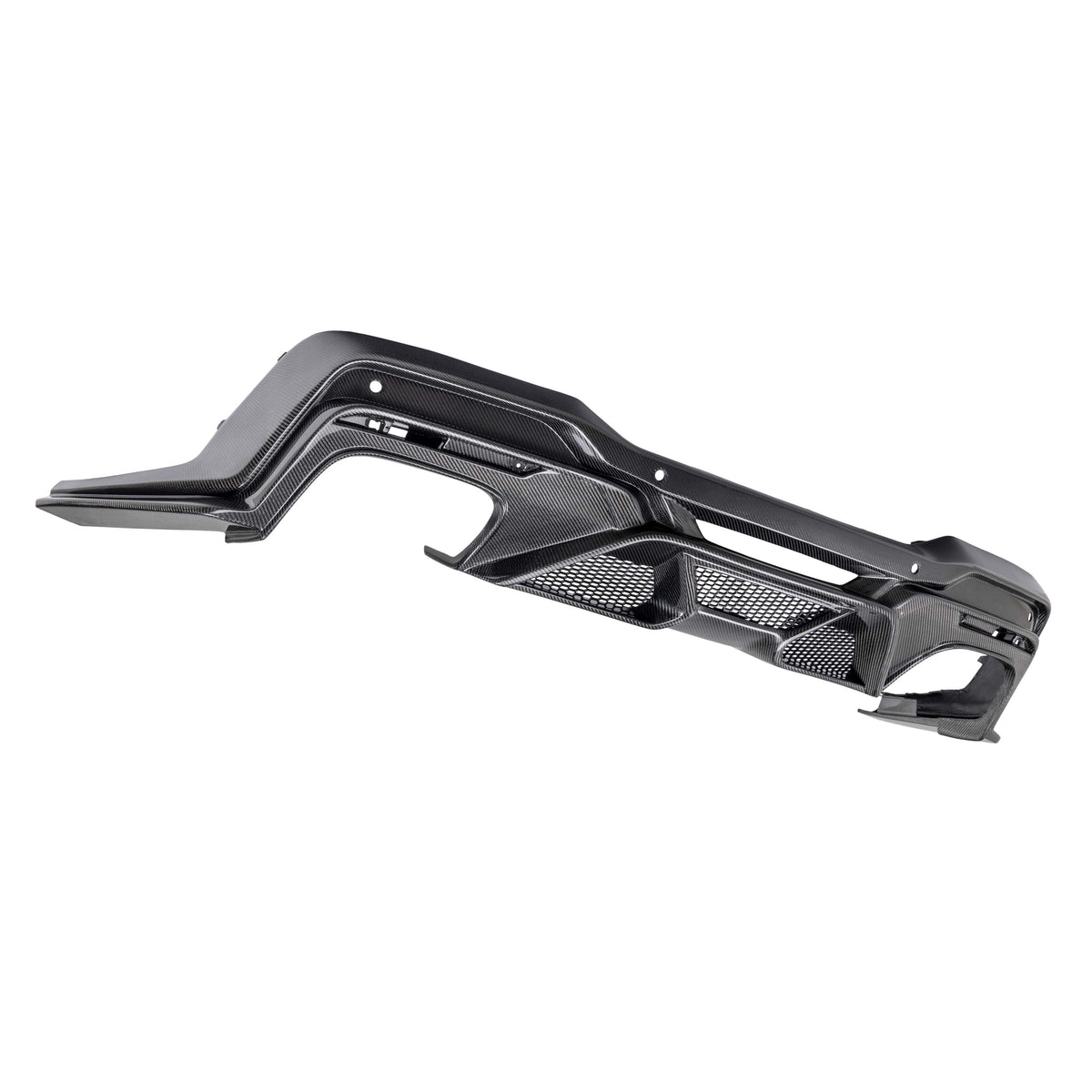 Type-GT5 carbon fiber rear diffuser for 2024-2026 Ford Mustang