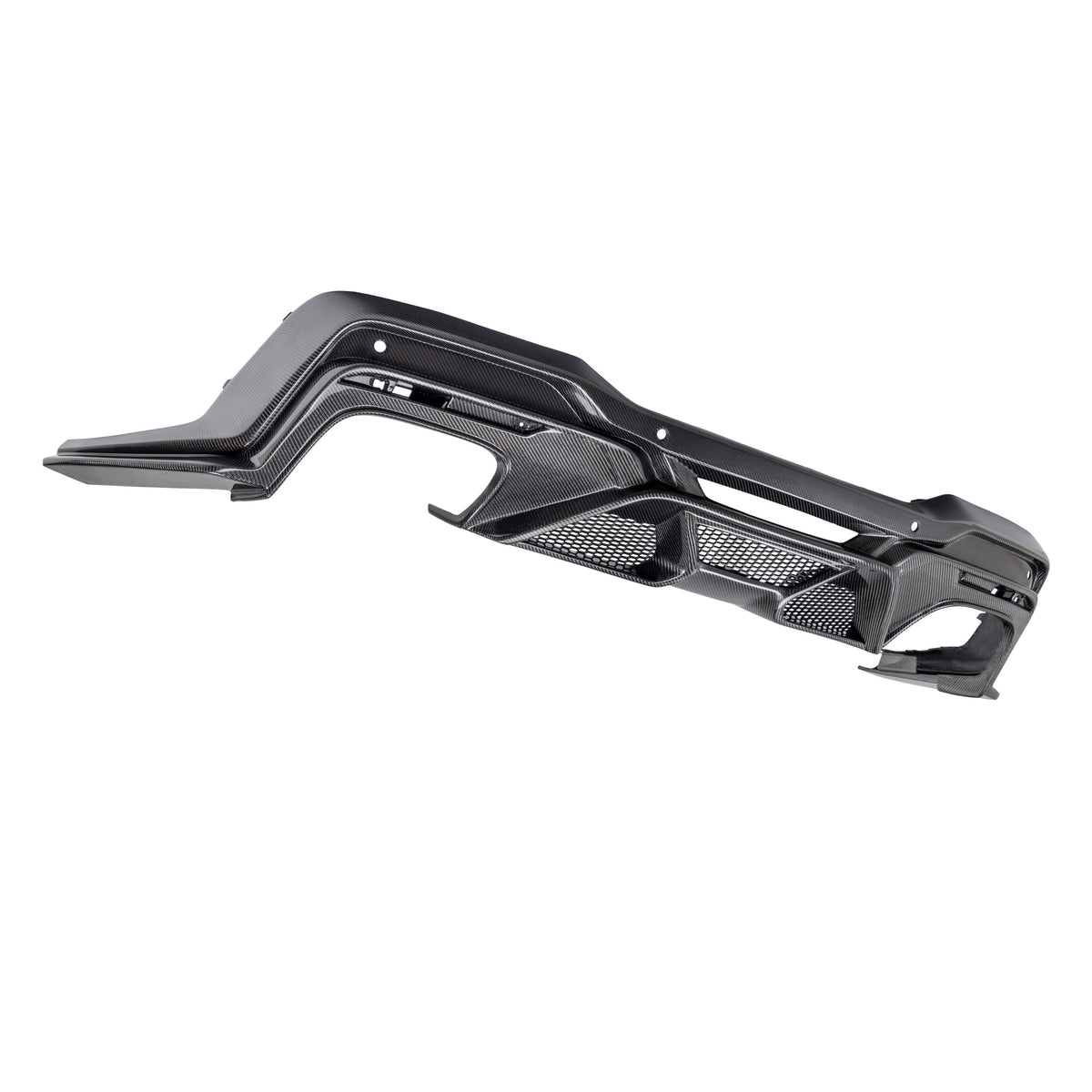 Type-GT5 carbon fiber rear diffuser for 2024-2026 Ford Mustang