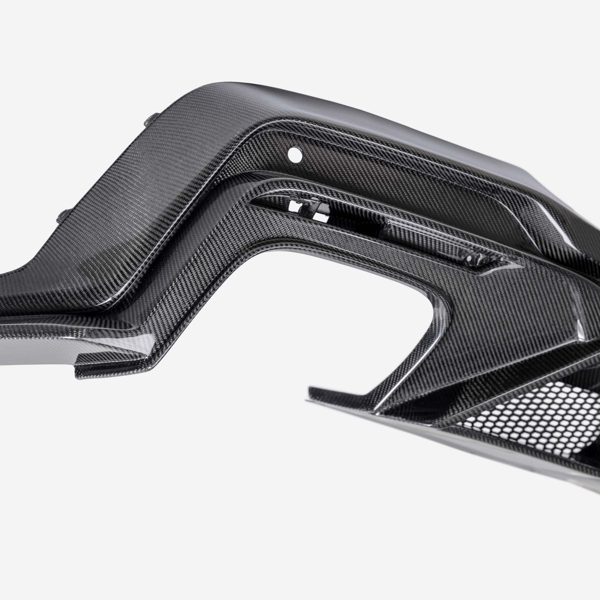 Type-GT5 carbon fiber rear diffuser for 2024-2026 Ford Mustang