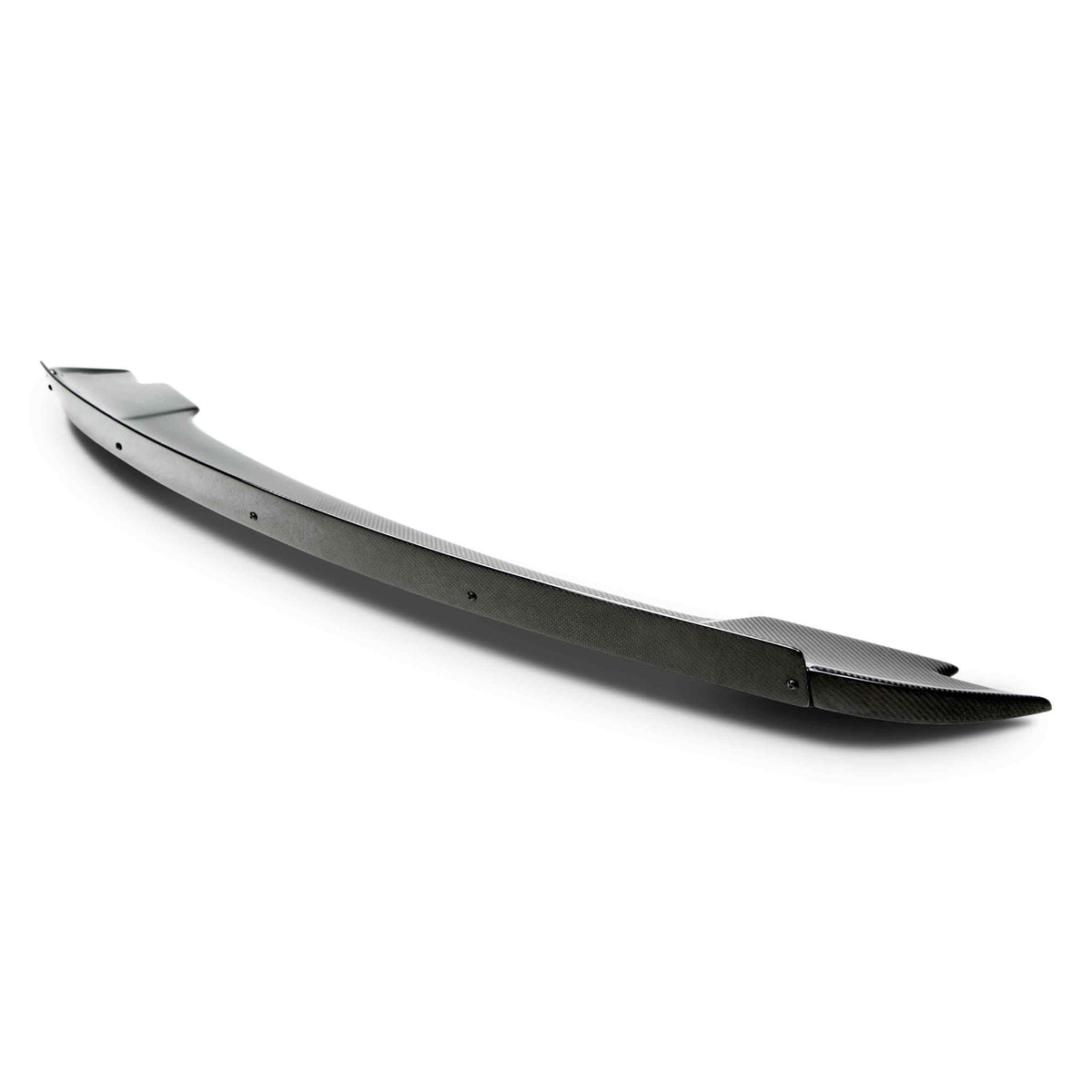 Type-ST carbon fiber Track Pack style rear spoiler with adjustable wicker bill for 2015-2023 Ford Mustang