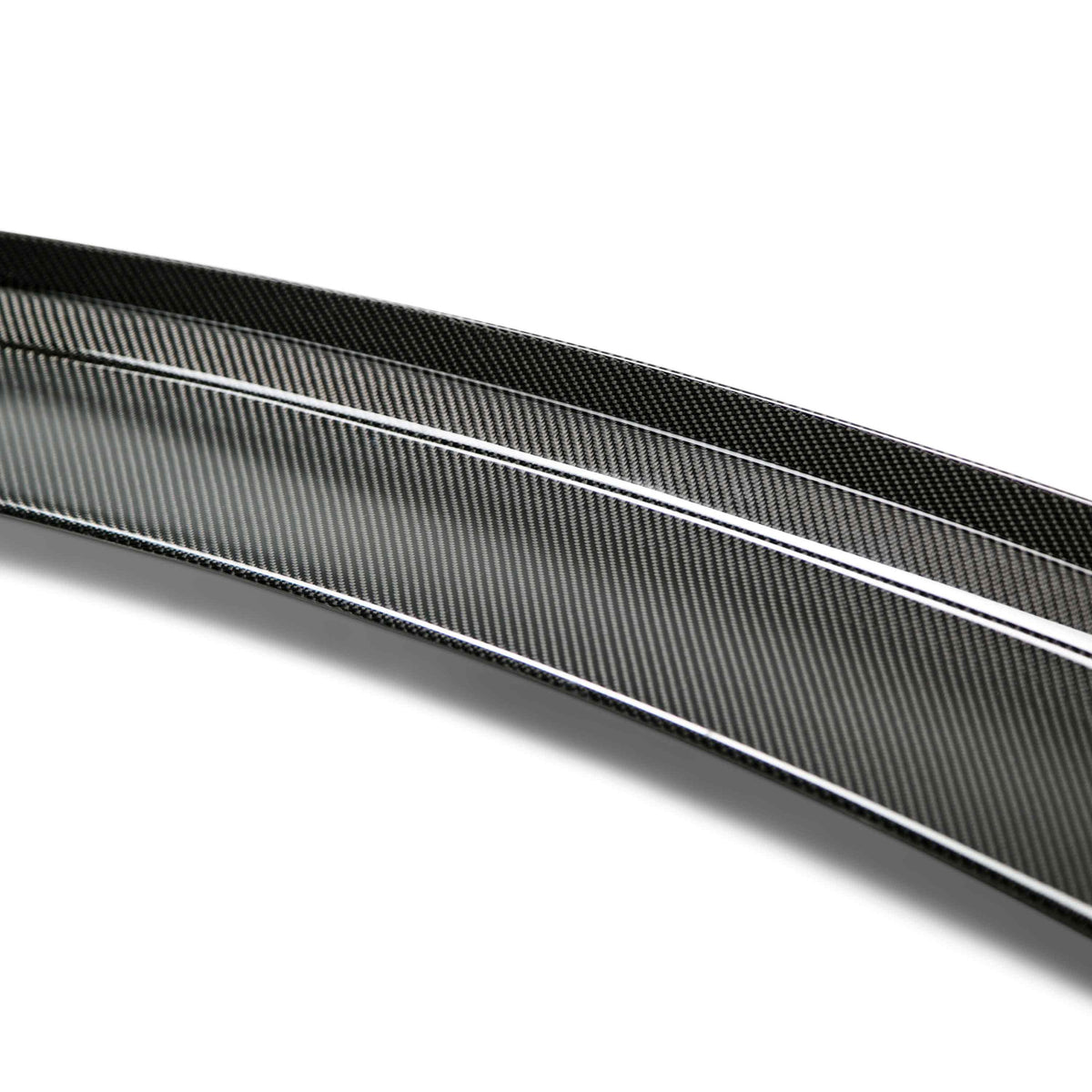 Type-ST carbon fiber Track Pack style rear spoiler with adjustable wicker bill for 2015-2023 Ford Mustang