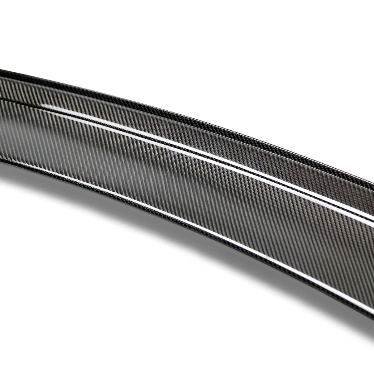 Type-ST carbon fiber Track Pack style rear spoiler with adjustable wicker bill for 2015-2023 Ford Mustang