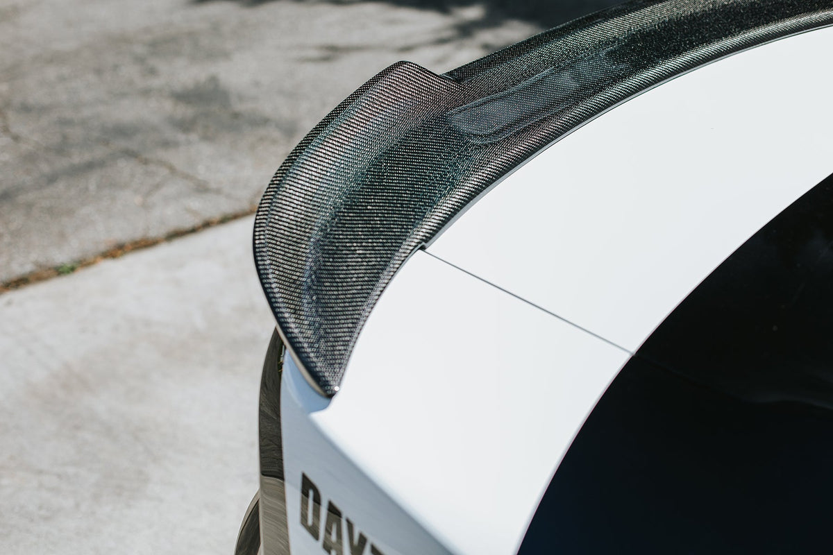 Type-ST Carbon fiber rear spoiler for 2015-2023 Dodge Charger Hellcat