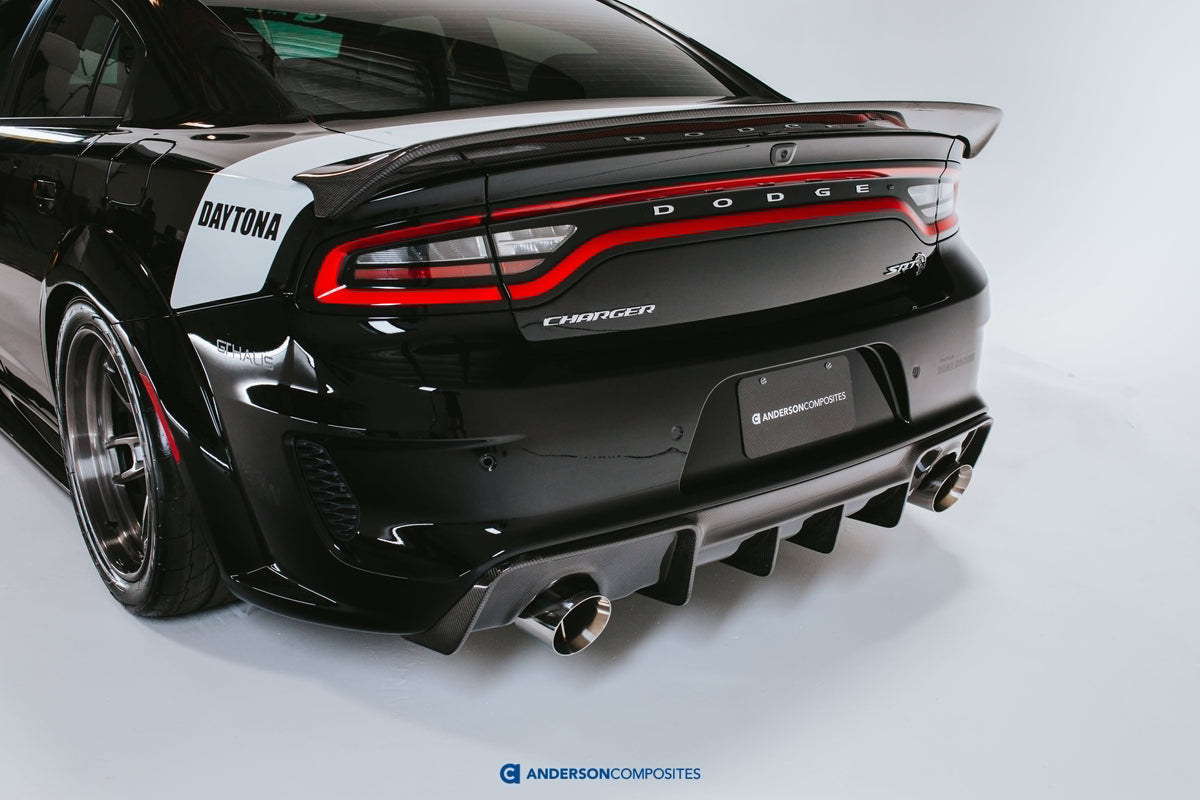 Type-PS SRT Performance Spoiler style carbon fiber rear spoiler for 2015-2023 Dodge Charger